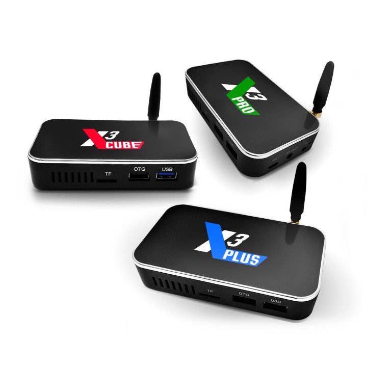 X3 TV Box Family Series Devices based on Android 9.0